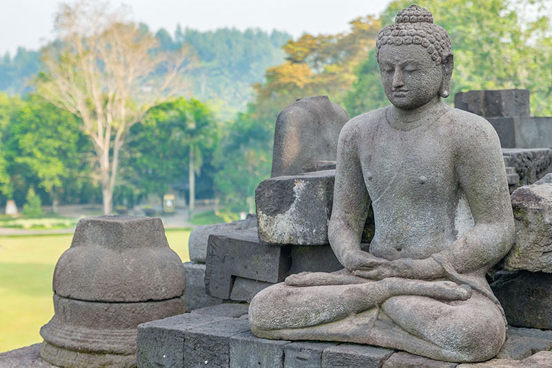 Buddha Statue Borobudur temple