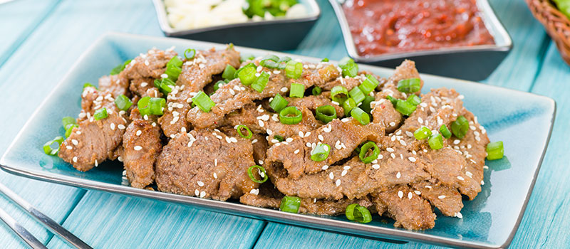 Korean grilled marinated beef