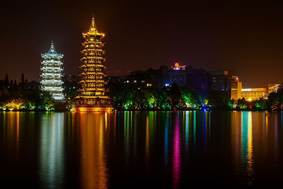 Guilin at night