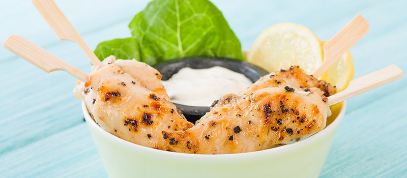 chicken satay skewers