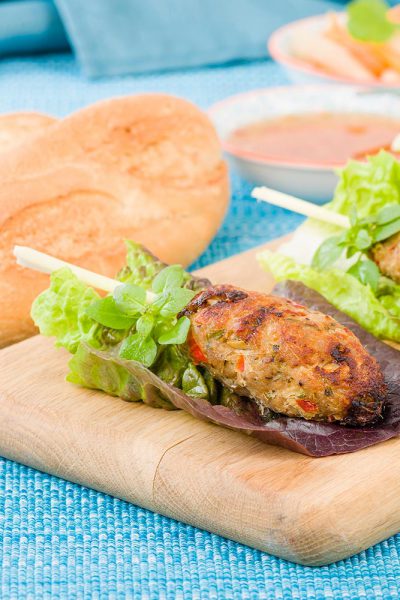 Vietnamese pork kebabs