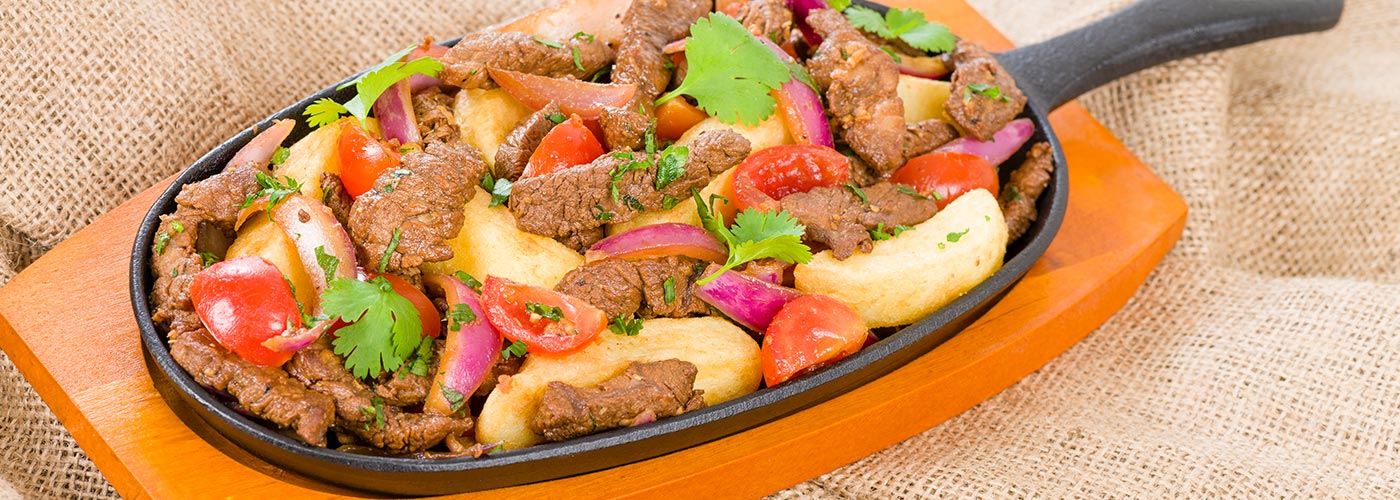 Peruvian beef stir fry