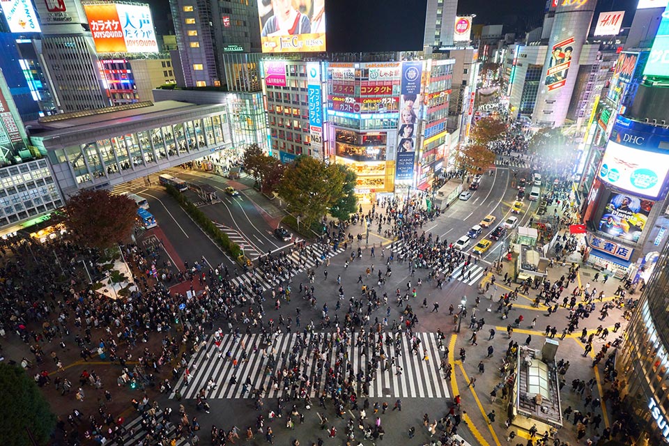 Shibuya crossing Tokyo