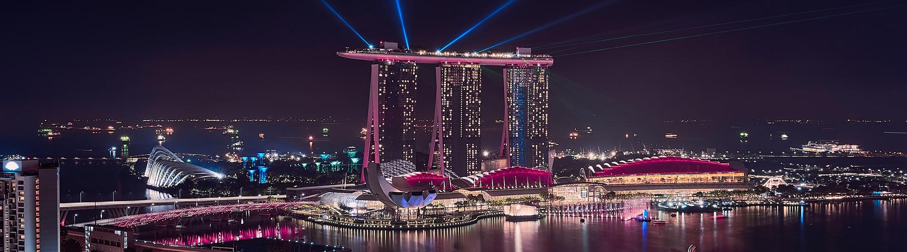 Singapore at night