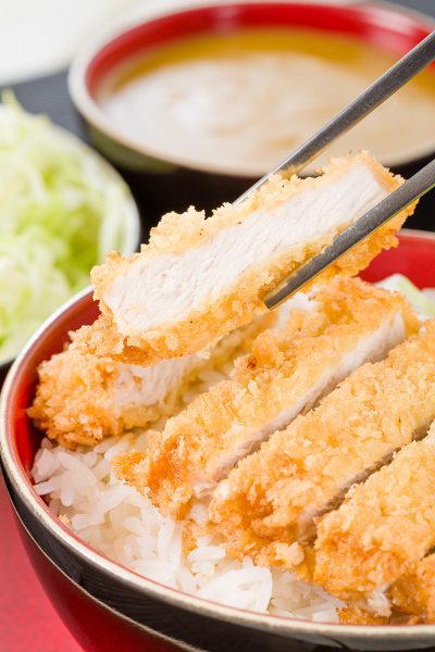 Japanese tonkatsu with curry sauce
